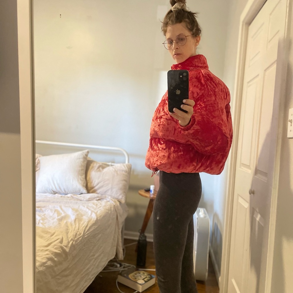 Women's Pink Puffer Jacket